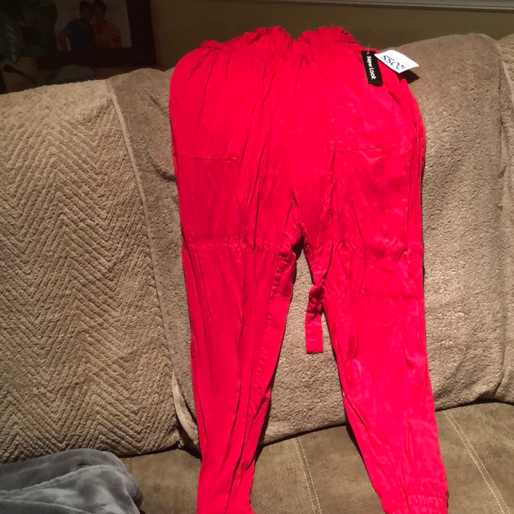 Casual Red Pants